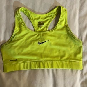 Neon Nike Drifit Sports Bra